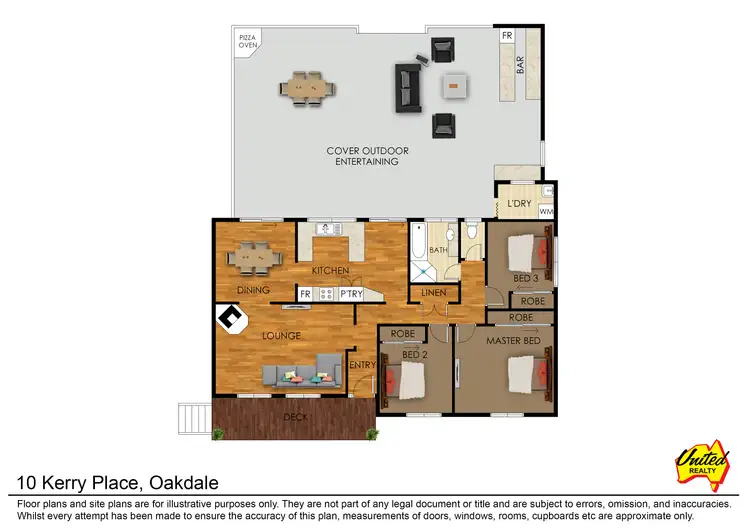 Floorplan of Homely house listing, 10 Kerry Place, Oakdale NSW 2570