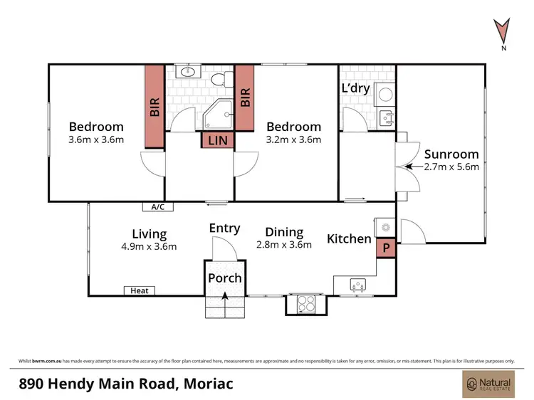 Floorplan of Homely house listing, 890 Hendy Main Road, Moriac VIC 3240
