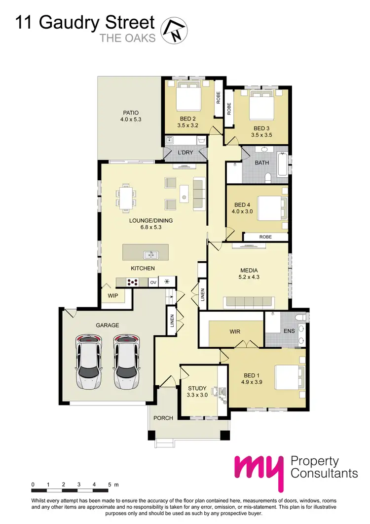 Floorplan of Homely house listing, 11 Gaudry Street, The Oaks NSW 2570