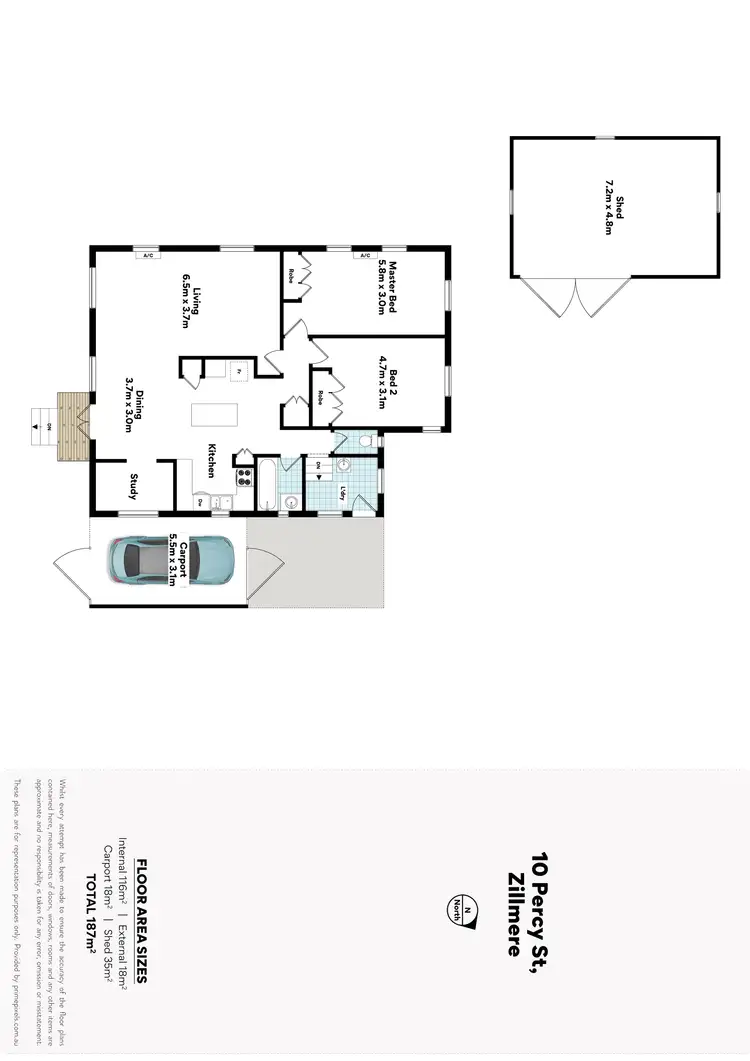 Floorplan of Homely house listing, 10 Percy Street, Zillmere QLD 4034