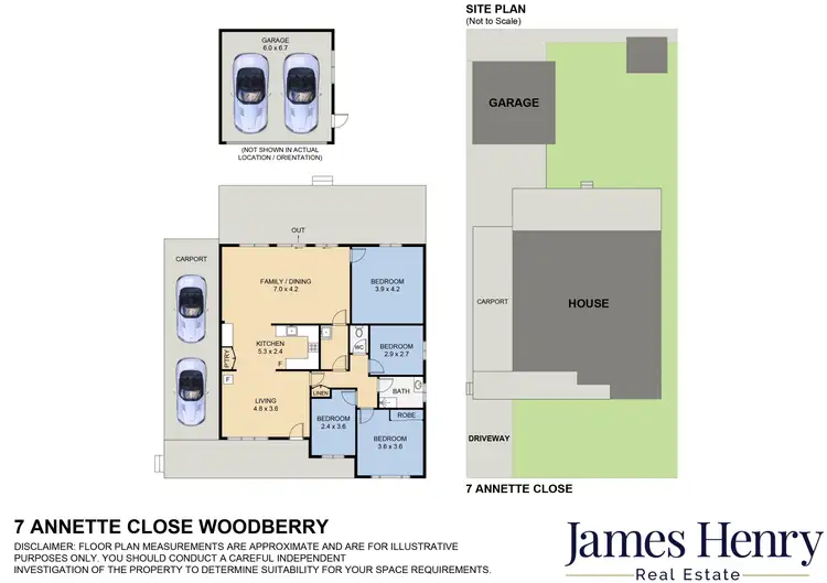Floorplan of Homely house listing, 7 Annette Close, Woodberry NSW 2322