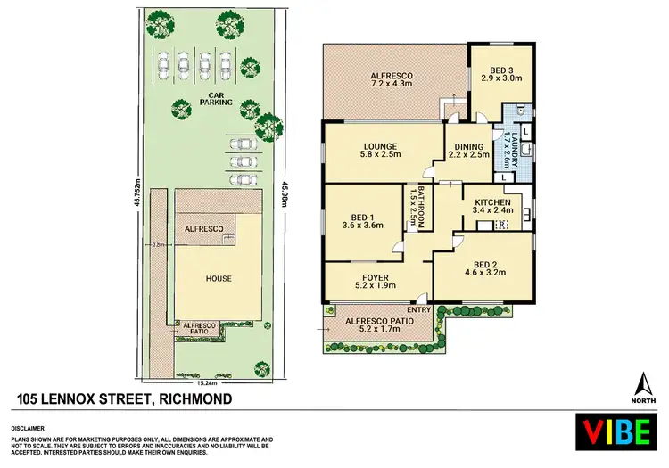 Floorplan of Homely house listing, 105 Lennox Street, Richmond NSW 2753