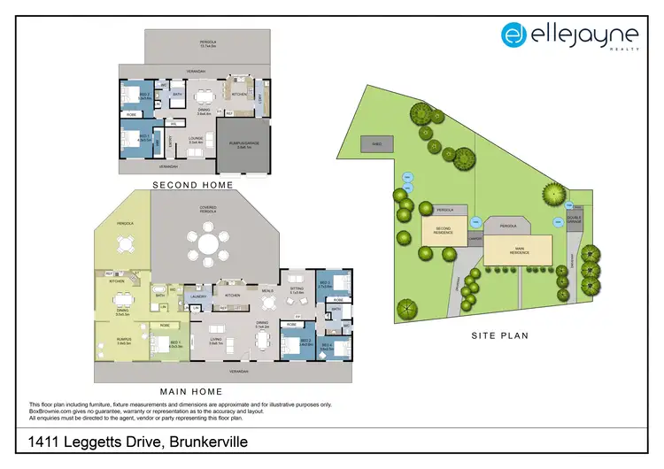 Floorplan of Homely rural property listing, 1411 Leggetts Drive, Brunkerville NSW 2323