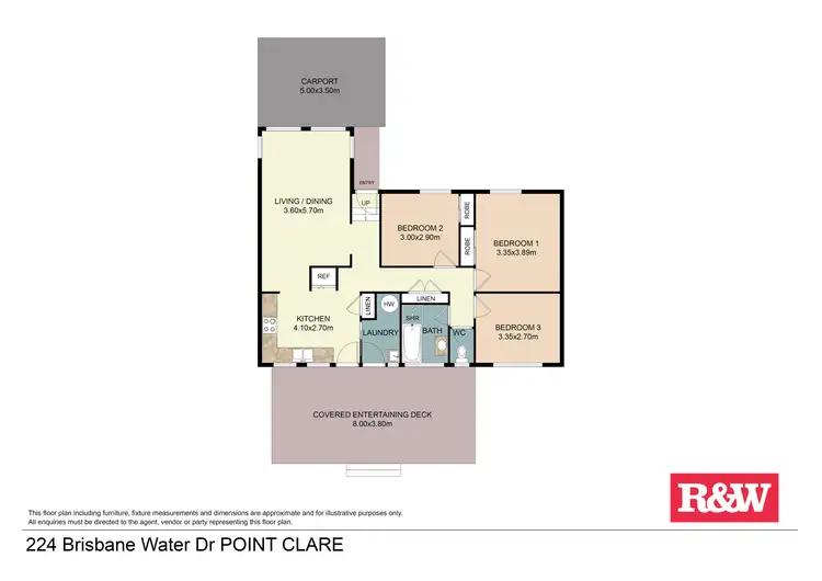 Floorplan of Homely house listing, 224 Brisbane Water Drive, Point Clare NSW 2250