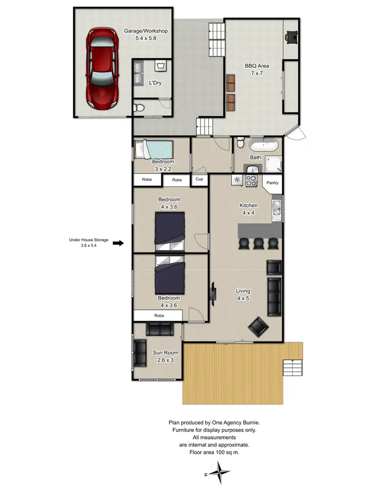Floorplan of Homely house listing, 13 The Boulevard, Hillcrest TAS 7320