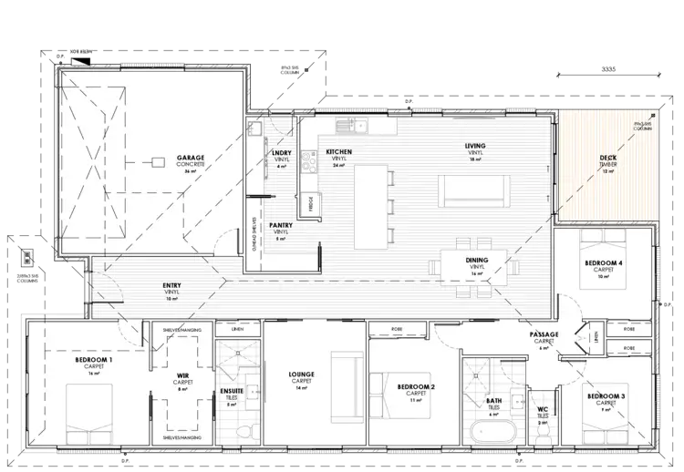 Floorplan of Homely land listing, Lot 15 Dovecote Estate, Stanley TAS 7331