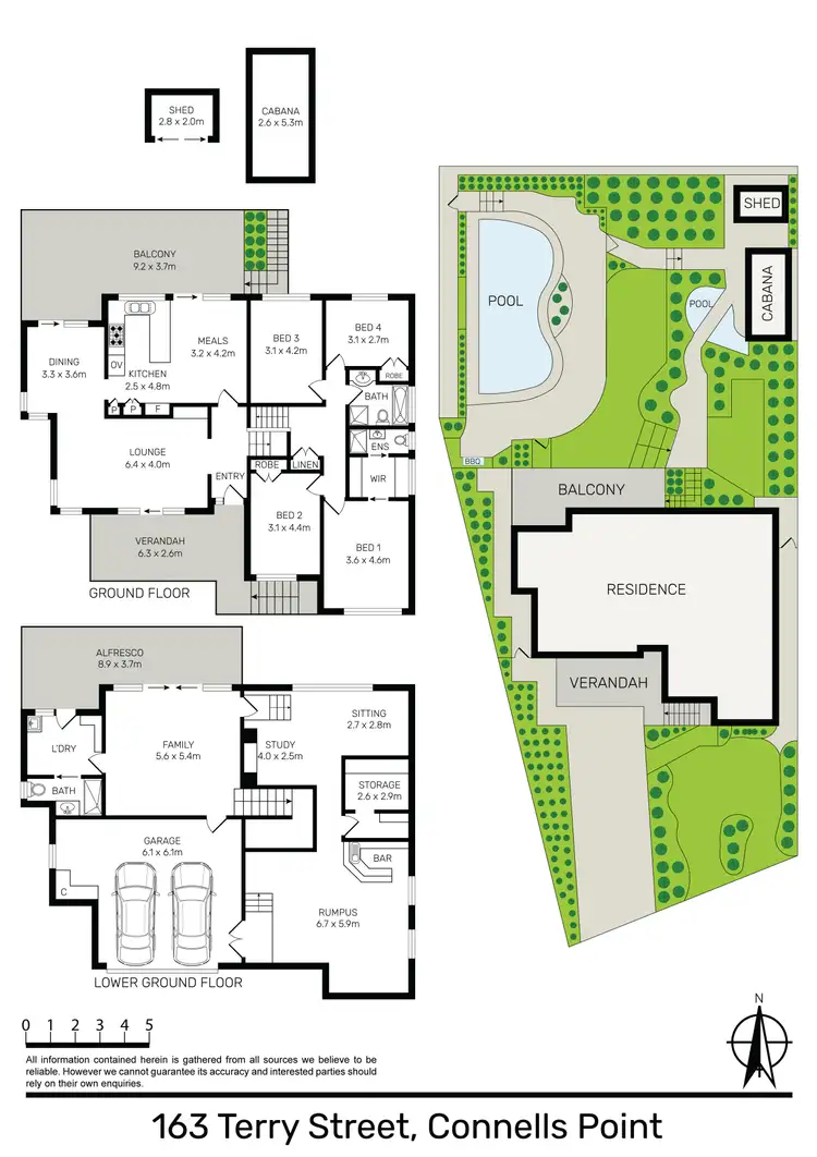 Floorplan of Homely house listing, 163 Terry Street, Connells Point NSW 2221