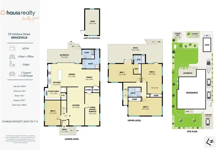 Floorplan of Homely house listing, 24 Haldane Street, Graceville QLD 4075