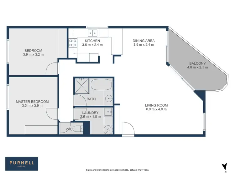 Floorplan of Homely apartment listing, 3/16 Eyre Street, Griffith ACT 2603