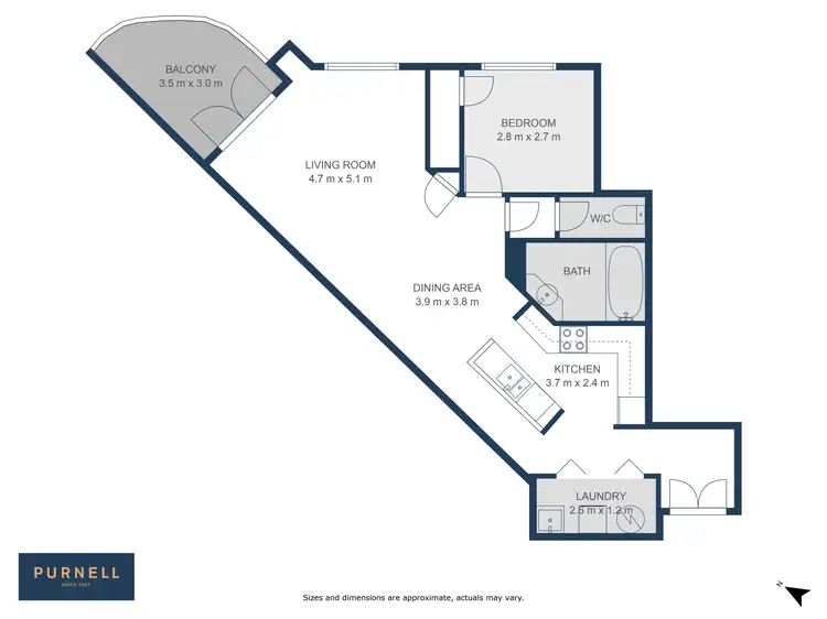 Floorplan of Homely apartment listing, 14/20 New South Wales Crescent, Forrest ACT 2603