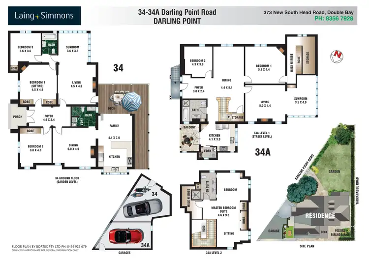 Floorplan of Homely house listing, 34&34A Darling Point Road, Darling Point NSW 2027