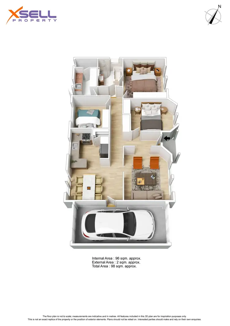 Floorplan of Homely house listing, 3A Berry Avenue, Newton SA 5074