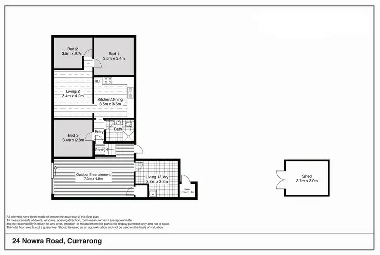 Floorplan of Homely house listing, 24 Nowra Road, Currarong NSW 2540