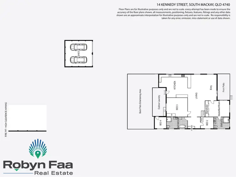 Floorplan of Homely house listing, 14 Kennedy Street, South Mackay QLD 4740