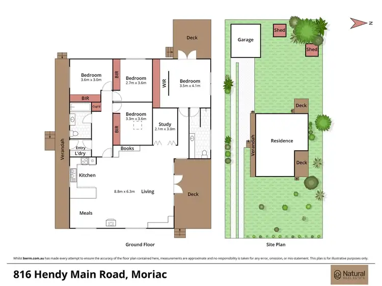 Floorplan of Homely house listing, 816 Hendy Main Road, Moriac VIC 3240