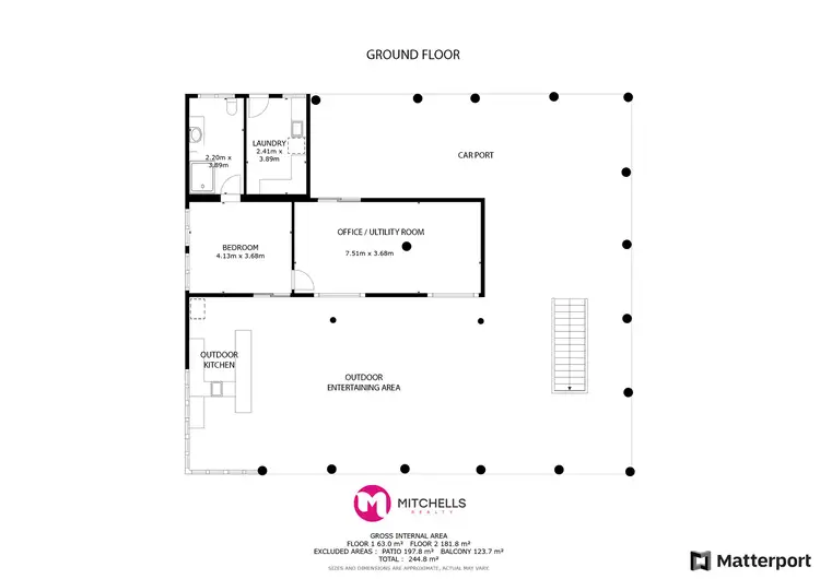 Floorplan of Homely house listing, 48 Pulgul Street, Urangan QLD 4655
