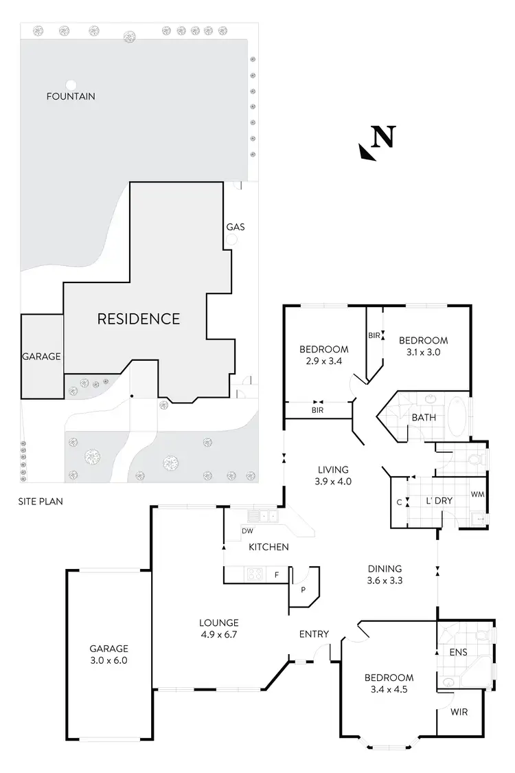 Floorplan of Homely house listing, 63 Brunel Street, Aberfeldie VIC 3040
