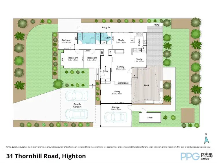 Floorplan of Homely house listing, 31 Thornhill Road, Highton VIC 3216