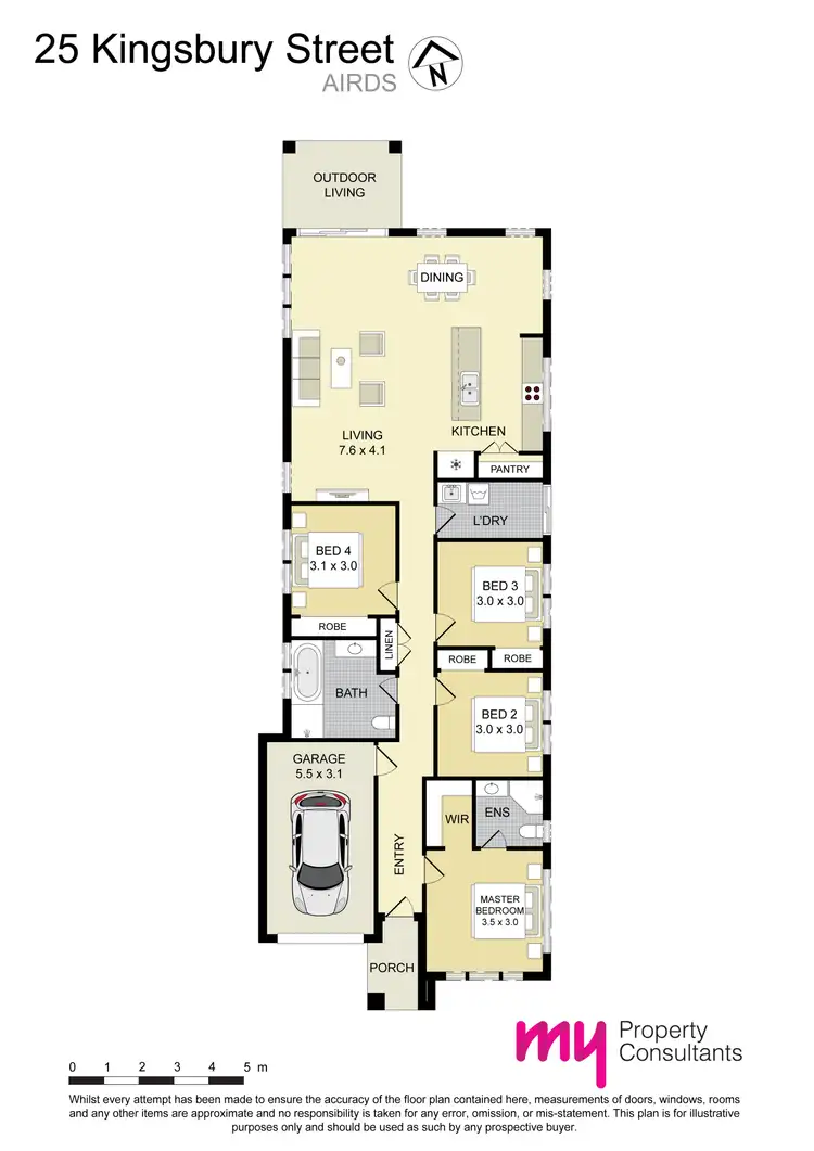 Floorplan of Homely house listing, 25 Kingsbury Street, Airds NSW 2560
