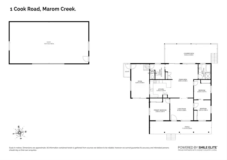 Floorplan of Homely rural property listing, 1 Cook Road, Marom Creek NSW 2480