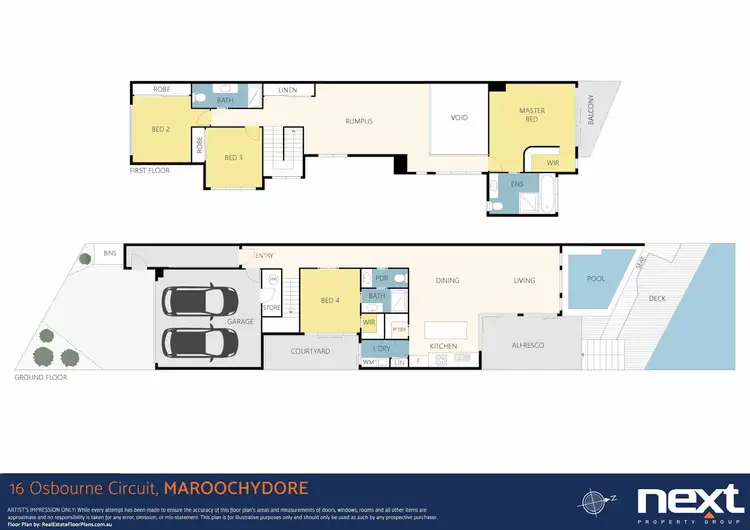 Floorplan of Homely house listing, 16 Osborne Circuit, Maroochydore QLD 4558
