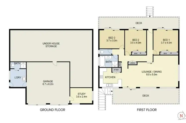 Floorplan of Homely house listing, 37 Evans Street, Moruya NSW 2537