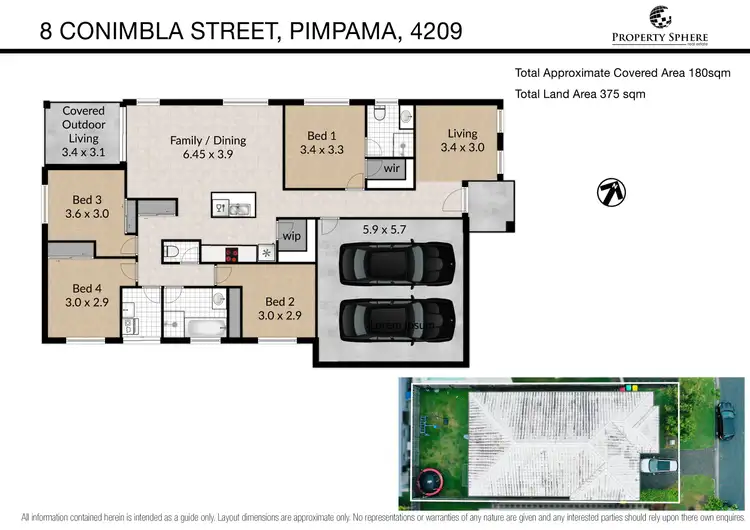 Floorplan of Homely house listing, 8 Conimbla St, Pimpama QLD 4209