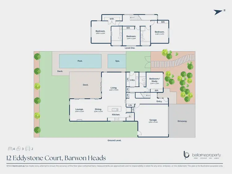 Floorplan of Homely house listing, 12 Eddystone Court, Barwon Heads VIC 3227