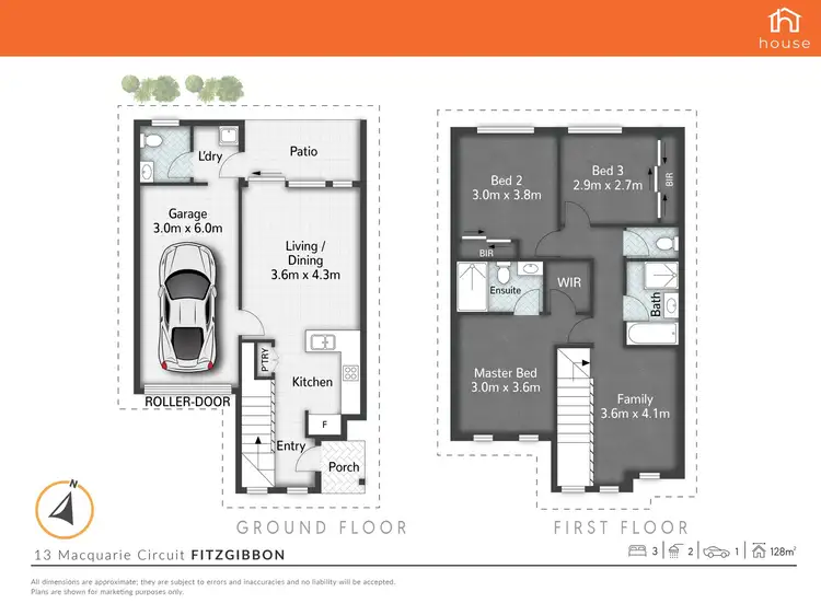 Floorplan of Homely house listing, 13 Macquarie Circuit, Fitzgibbon QLD 4018