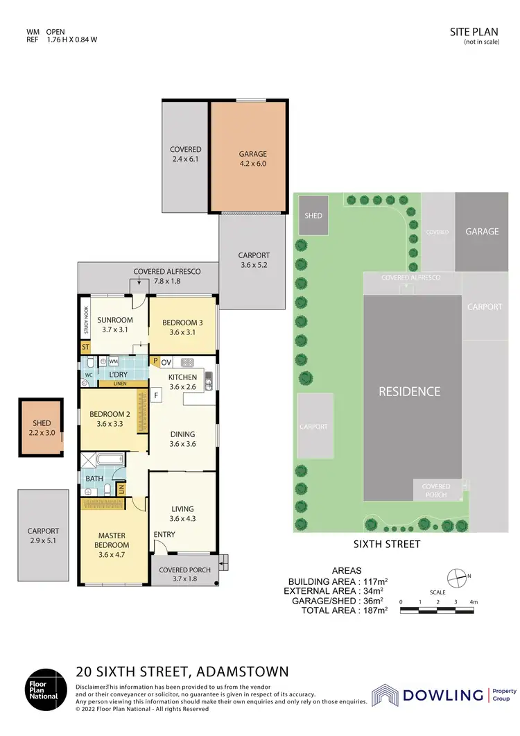 Floorplan of Homely house listing, 20 Sixth Street, Adamstown NSW 2289