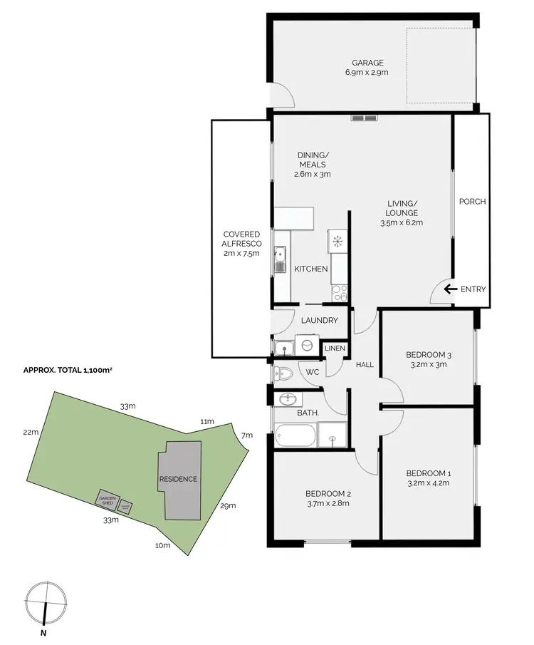 Floorplan of Homely house listing, 12 Willman Place, South Bathurst NSW 2795