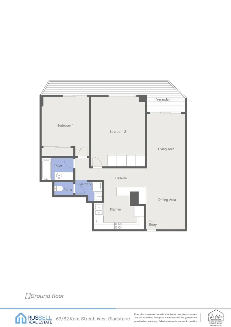 Floorplan of Homely unit listing, 69/32 Kent Street, West Gladstone QLD 4680