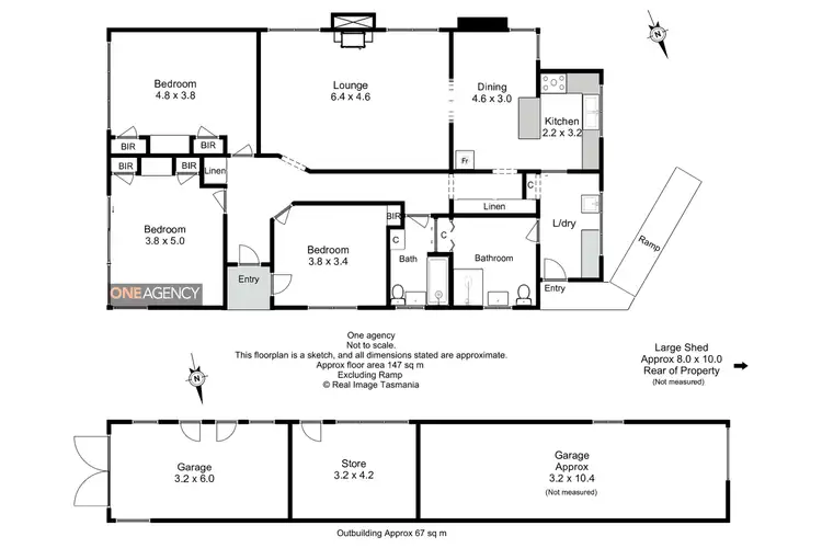 Floorplan of Homely house listing, 122 Nelson Street, Smithton TAS 7330