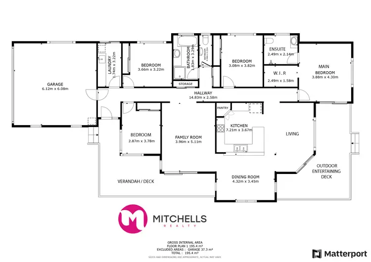 Floorplan of Homely house listing, 27 Gundesen Drive, Urraween QLD 4655