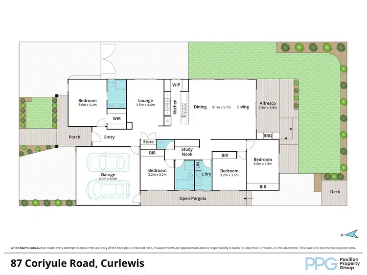 Floorplan of Homely house listing, 87 Coriyule Road, Curlewis VIC 3222