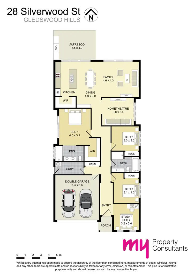 Floorplan of Homely house listing, 28 Silverwood Street, Gledswood Hills NSW 2557