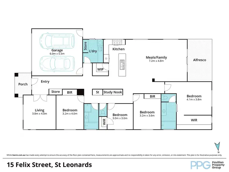 Floorplan of Homely house listing, 15 Felix Street, St Leonards VIC 3223