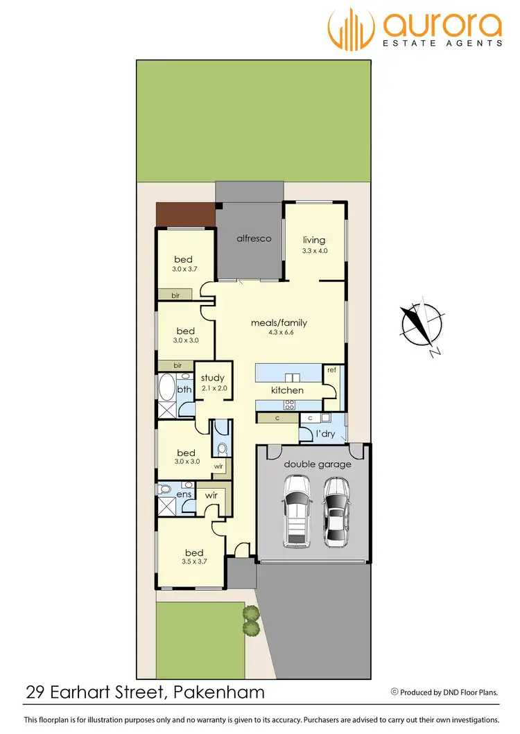 Floorplan of Homely house listing, 29 Earhart Street, Pakenham VIC 3810