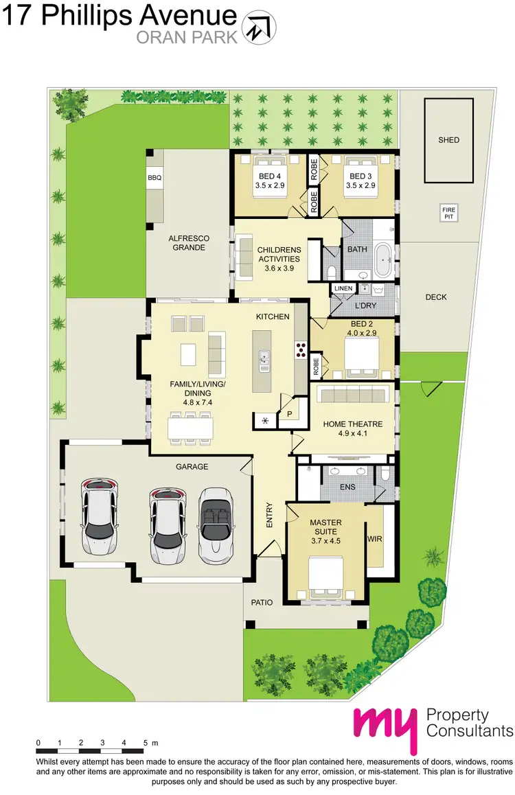 Floorplan of Homely house listing, 17 Phillips Avenue, Oran Park NSW 2570