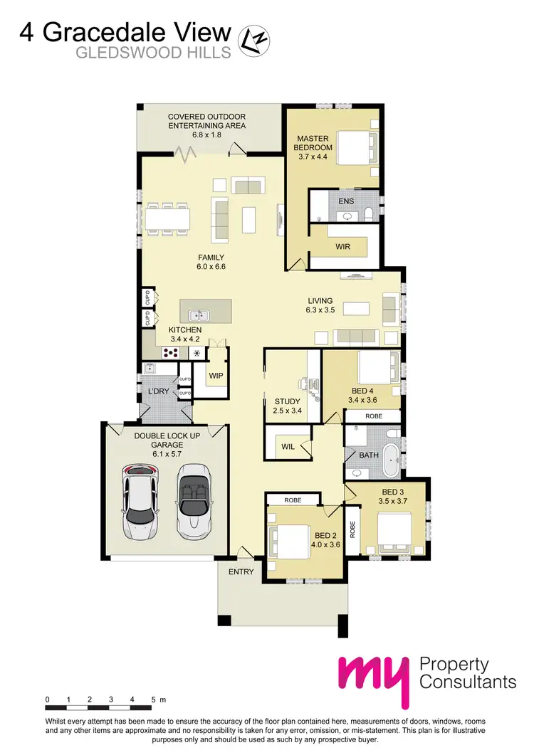Floorplan of Homely house listing, 4 Gracedale View, Gledswood Hills NSW 2557