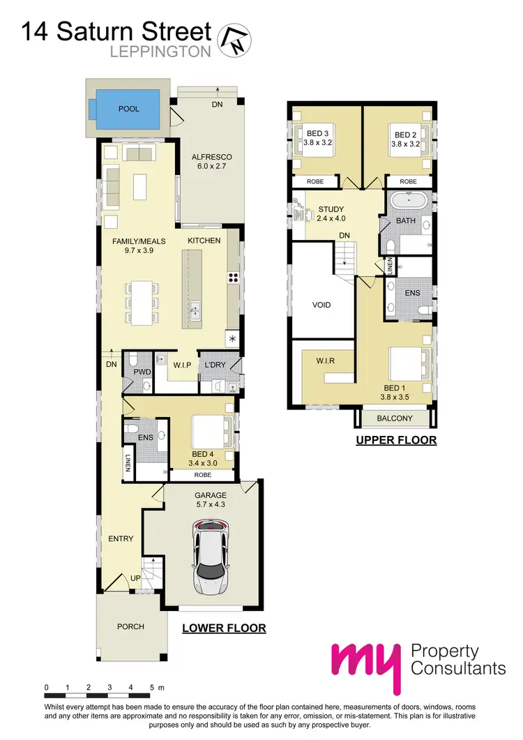 Floorplan of Homely house listing, 14 Saturn Street, Leppington NSW 2179