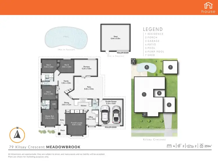 Floorplan of Homely house listing, 79 Kilsay Crescent, Meadowbrook QLD 4131