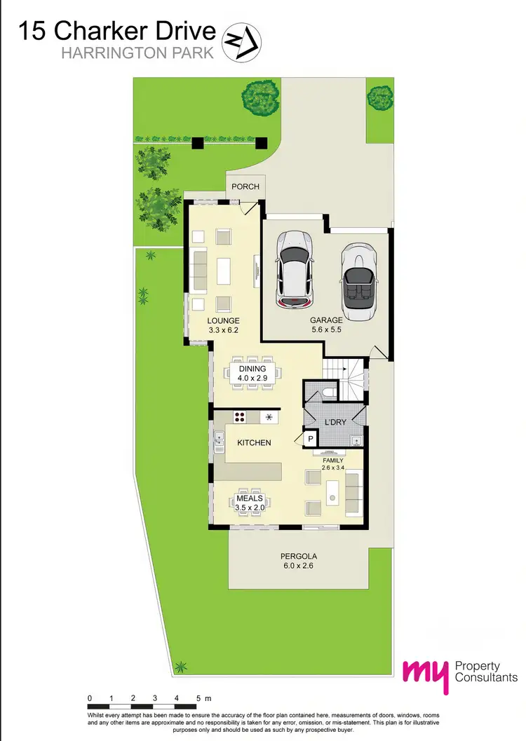 Floorplan of Homely house listing, 15 Charker Drive, Harrington Park NSW 2567