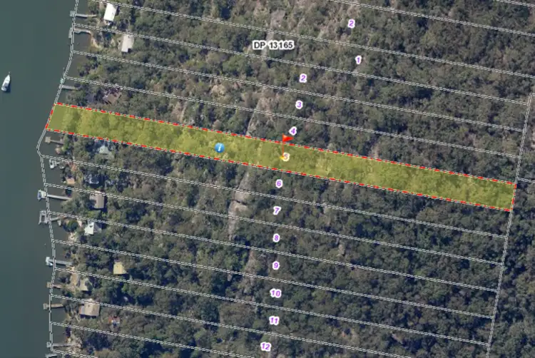 Floorplan of Homely land listing, 2502 Hawkesbury River (5 Mountain View Est.), Bar Point NSW 2083