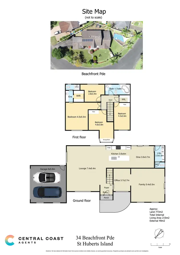 Floorplan of Homely house listing, 34 Beachfront Parade, St Huberts Island NSW 2257