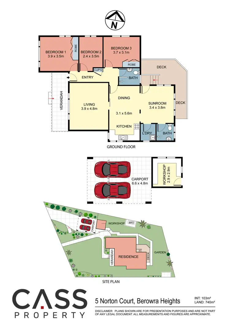 Floorplan of Homely house listing, 5 Norton Court, Berowra Heights NSW 2082