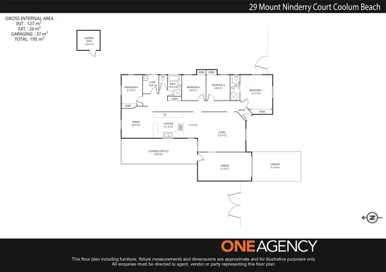 Floorplan of Homely house listing, 29 Mount Ninderry Court, Coolum Beach QLD 4573