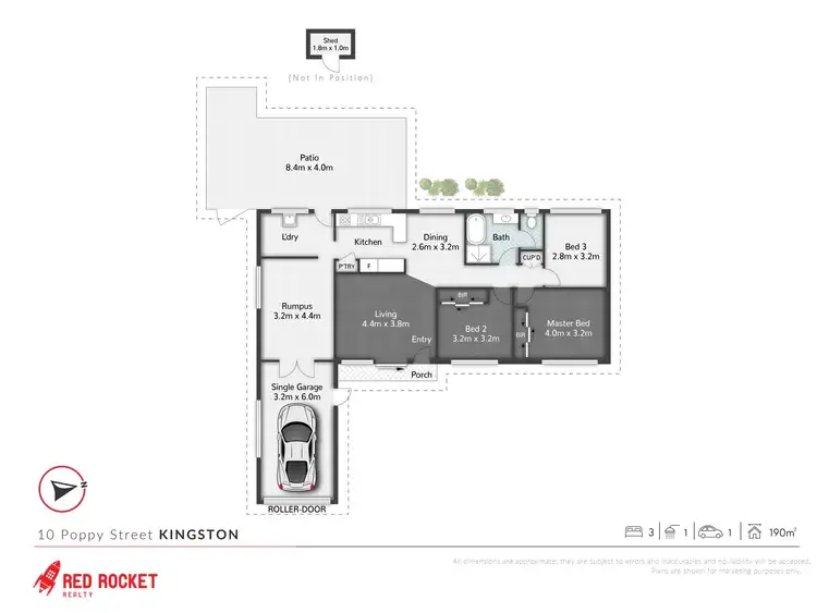 Floorplan of Homely house listing, 10 Poppy Street, Kingston QLD 4114