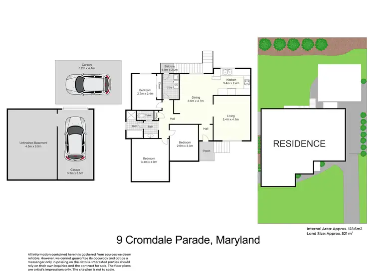Floorplan of Homely house listing, 9 Cromdale Parade, Maryland NSW 2287