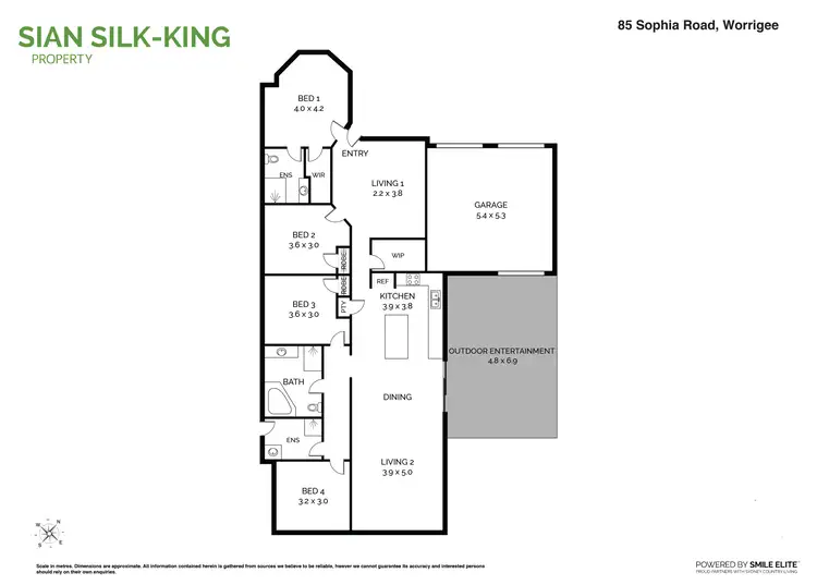 Floorplan of Homely house listing, 85 Sophia Road, Worrigee NSW 2540